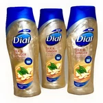 3 X Dial Silk & Ginger Serum Moisturizing Body Washes 16 Oz Each - New. Fixed Price $44.99.