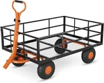 900LB Capacity Heavy Duty Steel Garden Metal Utility Carts Wagon. Fixed Price $92.99.