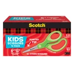 Scotch 12PK Kids Scissors 1442P-12, 5 Inch, Green, Pointed. Fixed Price $21.19.