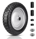 Feiloong 4.80/4.00-8 And Wheel, 14.5" Flat Free Wheelbarrow Tire, 5/8" 3.... Fixed Price $41.82.