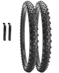 Simeiqi Pack Bike Tires 20"X1.95" Compatibel With 20X1.95, Black. Fixed Price $45.90.