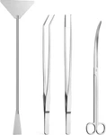 4PCS Aquascaping Tools, Aquascape Kit, Long And Strong Aquarium Tweezers, Scisso. Fixed Price $13.69.