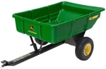 John Deere 450 Lb. 7 Cu. Ft. Tow-behind Poly Utility Cart Riding Mower Tractor. Fixed Price $340.86.