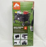 Black Utility Wagon By Ozark Trail TR-21830SH 260 Lb Weight Capacity. Fixed Price $67.15.