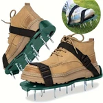 Lawn Aerator Shoes For Grass Yard Aeration Tool With 2 Adjustable Strap Aerating. Fixed Price $14.22.