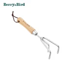 Berry&bird Garden Cultivator Stainless Steel Handheld Triple Claw Rake. Fixed Price $15.99.