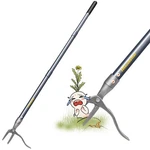 Hisucbetter Weeder, 52" Long Metal Handle Puller Tool With 2-SILVER+BLUE. Fixed Price $44.29.