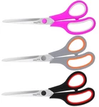 Heypx 3-PACK 8.5" Ultra Sharp Stainless Steel Scissors Premium All-purpose .... Fixed Price $8.68.