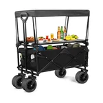 Collapsible With Table And Canopy, Large Capacity Wagons Cart... Fast Ship. Fixed Price $205.29.