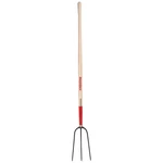 Razor-back Hay Fork 3-OVAL Tine 48" Hardwood Handle Forged Steel Head Farm Tool. Fixed Price $82.02.
