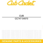 Cub Cadet 747-04970 Striper Roll Rod. Fixed Price $24.21.