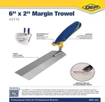 Qep 42112 Flat Steel Margin Trowel X 6 In. With Grip Handle. Fixed Price $12.99.
