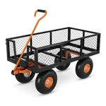 900 Lbs Heavy Duty Steel Garden Cart All-terrain Utility Wagon For Yard, Lawn. Fixed Price $90.24.