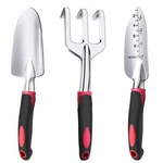 Tool Set, 3 Pieces Aluminum Heavy Gardening Kit Cherry Red Pcs. Fixed Price $21.36.