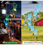 Jobosi Hummingbird Wind Chime, Solar Outdoor, Garden Deco. Fixed Price $14.99.