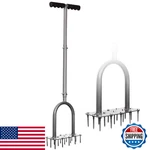 Walensee Manual Lawn Aerator 15 Spike Metal Dethatching Soil Aerating Tool. Fixed Price $52.59.