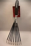 Stainless Steel Rake 16 Garden Flower Beds Double Injection Grip Handle. Fixed Price $8.49.