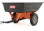 Agri-fab 45-0533 10 Poly Utility Cart, 16" X 4" Pneumatic Wheels, Orange/black. Fixed Price $276.23.