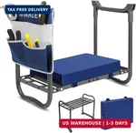Ikkle 838LB+ Capacity Garden Kneeler And Seat - Ultra Heavy Duty Stool Bench Wit. Fixed Price $82.48.
