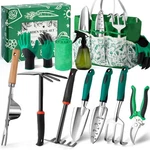 Tool Set, 12-PIECE Complete Stainless Steel Gardening Essentials, Heav.... Fixed Price $46.86.
