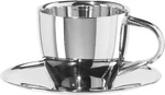 Insulated Coffee Cups 6OZ Saucer Included Dual Wall Stainless Steel Technology. Fixed Price $27.14.