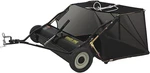 44" Tow-behind Lawn Sweeper With 25 Cu.ft Hopper & Easy Adjustable Brush. Fixed Price $366.99.