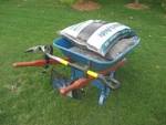 Grizzlygrip Wheelbarrow Holder With Mesh Bag Secures Tools Nylon. Fixed Price $15.90.