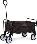 Yssoa Rolling Collapsible Garden Cart Camping Wagon 360 Degree Swivel Wheels. Fixed Price $74.00.