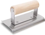 Curved Concrete Edger 6X2-3/4 Carbon Steel 3/8 Radius 1/2 Lip Wood Handle Tool. Fixed Price $12.23.
