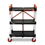Crescent Siterunner Shelf Folding Jobsite Cart: CREF3SCBL. Fixed Price $290.00.