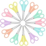 12 Pack Kids Safety Scissors 5" Blunt Tip Student For Art Crafts. Fixed Price $14.99.