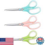 All Purpose Scissors Set 3: Office, Home, School, Craft - Viridian Green, Pin. Fixed Price $11.65.