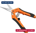Vivosun 6.5 Inch Gardening Scissors Hand Pruner Pruning Shear With Straight Stai. Fixed Price $11.01.
