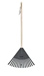 Superio Kids Garden Rake With Hardwood Handle Grey Head To Sweep Leaves In Lawn. Fixed Price $20.99.