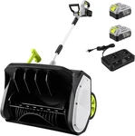 Cordless Snow Shovel: Dekopro 40V 17-INCH Blower W/ 2X 20V Battery. Fixed Price $189.95.