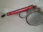 Vintage 1950S Hudson 438B 2-SPRAY Tin Litho Sprayer W/embossed Galvanized Tank. Fixed Price $24.00.