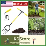 Alloy Steel Hand Tiller With Anti-slip Foot Plate For Efficient Soil Aeration. Fixed Price $56.99.