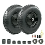 Merryyard 2-PACK Of 4.80/4.00-8 Pneumatic Tire And WHEEL2PR Air Filled- 5/8OR. Fixed Price $93.54.