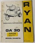 Ryan Ride-aire Operator's & Parts Manual Book: Ga 30 Model 544875. Fixed Price $30.00.