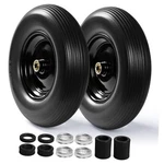 Backyard Expressions 16-INCH Flat-free Pu Tire 2-PACK Heavy-duty Solid In.. Fixed Price $88.70.