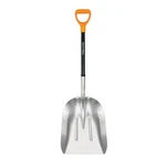 Fiberglass Handle Scoop Shovel Fiskars Aluminum Blade For Outdoor Yard Use. Fixed Price $43.93.