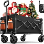 Best Syocyo Collapsible Wagon Cart 220LBS Beach Foldable Lightweight & Portable. Fixed Price $75.88.
