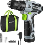 Workpro Cordless Drill Kit, 12V Electric Screwdriver Tool 3/8. Fixed Price $70.11.