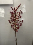Worth Imports 31" Weatherproof Outdoor Red Berry, Set Spray. Fixed Price $10.29.