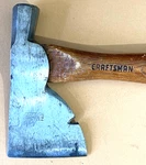 Vintage Craftsman Carpenter Hatchet Axe No. 48285, 22 Oz. Usa Made, Wood Handle. Fixed Price $50.96.