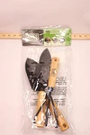 Ames 3-PIECE Wood Handle Trowel, Cultivator, Transplanter Garden Tool Set. Fixed Price $16.52.