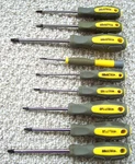 Workforce Soft Grip Handle Screwdrivers 3 Square 6 Torx Head. Fixed Price $8.95.