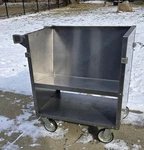 Lakeside Mfg. Inc. * Stainless Steel Dish Cart 405 1950'S Great Condition. Fixed Price $550.00.