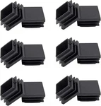 Uenhoy 30 Pcs 1-1/2" Square Plastic Plugs Insert End Caps Black 1-1/2,. Fixed Price $20.08.