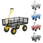Heavy Duty 880LB Garden Utility Wagon Cart Yard Lawn Trolley W/ Pneumatic Wheels. Fixed Price $79.95.